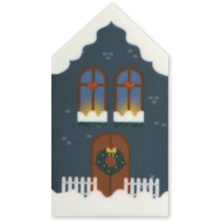 Surtido de 3 casitas escandinavas Ø 5 cm – Azúcar. n°1