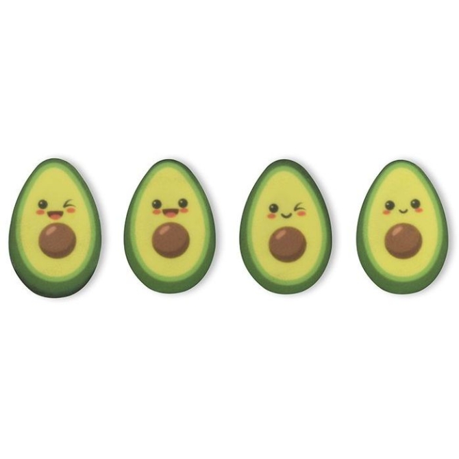 4 Aguacates 2D � Chocolate Blanco 