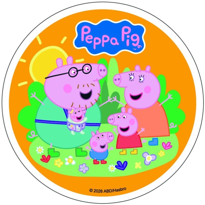 Disco de oblea de Peppa Pig de 21 cm 