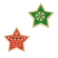 2 Estrellas de Navidad - Chocolate Blanco