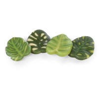 Surtido de 4 Hojas - 3,4 cm - Chocolate Blanco