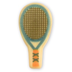 2 decoraciones de tenis - Chocolate blanco. n1