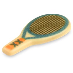 2 decoraciones de tenis - Chocolate blanco. n4