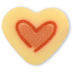 6 Mini Corazones - 1, 6 cm - Chocolate blanco. n5
