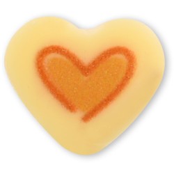 6 Mini Corazones - 1, 6 cm - Chocolate blanco. n6