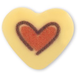 6 Mini Corazones - 1, 6 cm - Chocolate blanco. n7