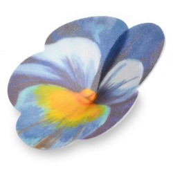 2 Pensamientos Grandes -  7 cm - Oblea. n7