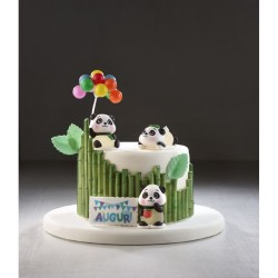 Surtido de 3 Pandas - Azcar Gelatina - 6 cm. n7