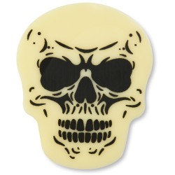 Juego de 5 calaveras aterradoras - Chocolate blanco. n3