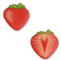2 fresas � Chocolate blanco