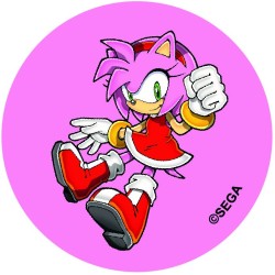 12 pegatinas de galletas Sonic (5, 5 cm) - Az�car. n�6