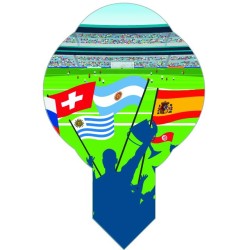 10 tabletas de papel oblea para la Copa Mundial de F�tbol. n�1