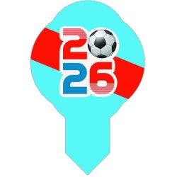 10 tabletas de papel oblea para la Copa Mundial de F�tbol. n�5