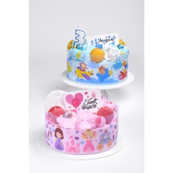 Cinta Tarta Princesa (8 cm - 2 m) - Plstico. n1