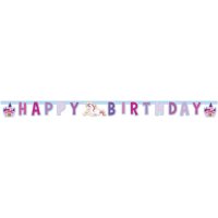 Guirnalda de letras Feliz Cumpleaos Unicornio Encantado