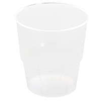 8 vasos transparentes