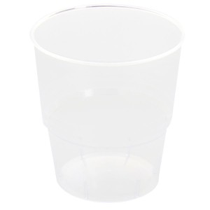 8 vasos transparentes
