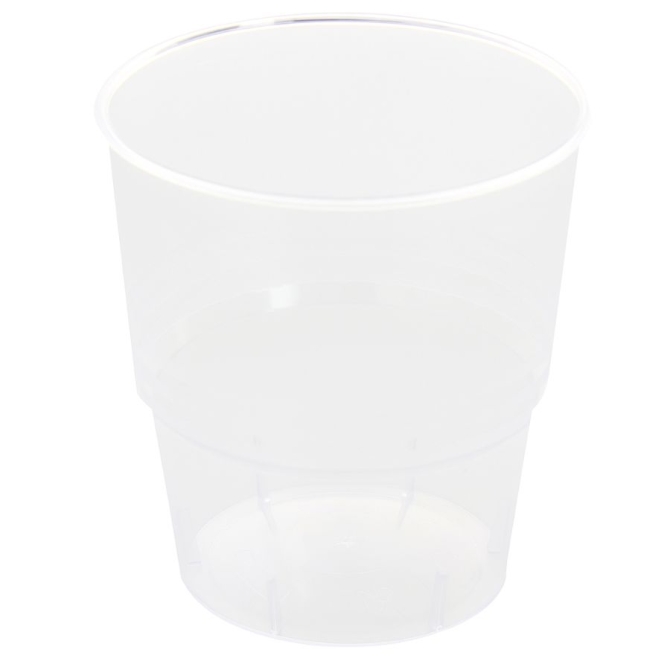 8 vasos transparentes 
