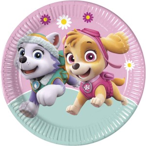 8 Platos Stella y Everest (Paw Patrol)