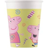 8 vasos divertidas Peppa Pig