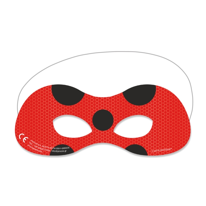 6 mscaras Lady Bug 