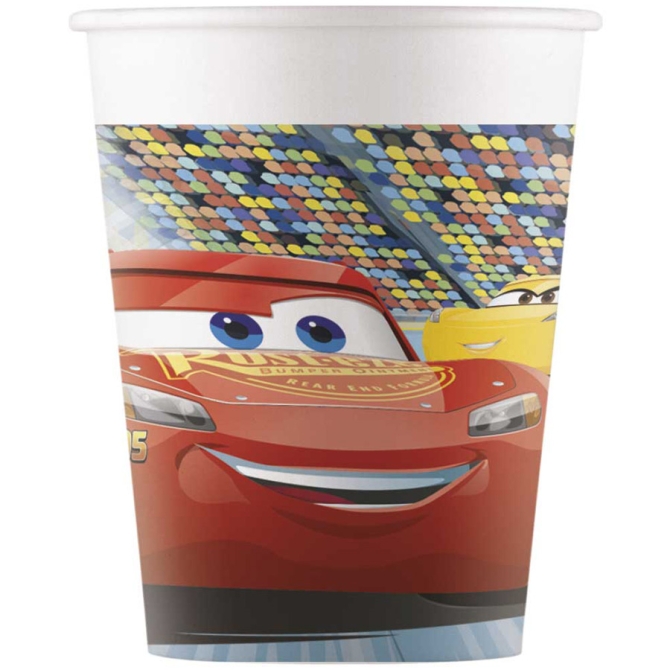 8 vasos Cars 3 