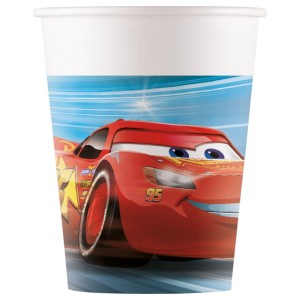 8 vasos Cars 3