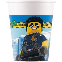 8 vasos Lego City