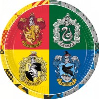 Contiene : 1 x 8 platos de Harry Potter Hogwarts