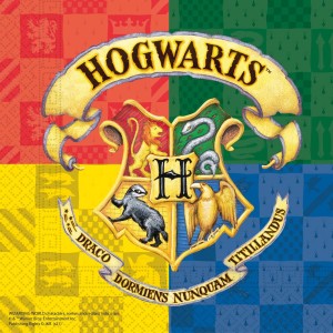 20 servilletas Harry Potter Hogwarts