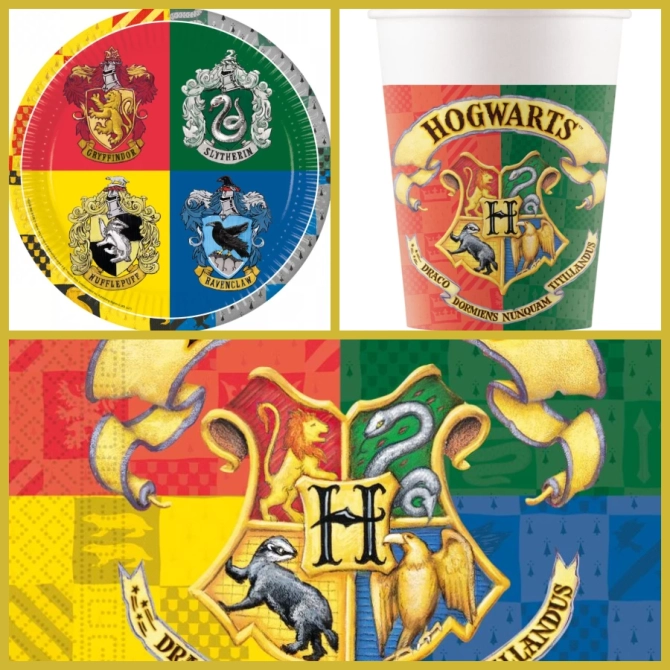 Caja de fiesta de Harry Potter Hogwarts 