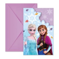 6 Invitaciones - Frozen Idyllic Wonder