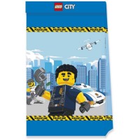 4 bolsas de regalo Lego City
