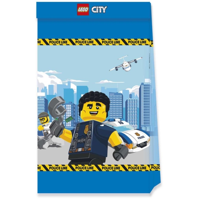 4 bolsas de regalo Lego City 