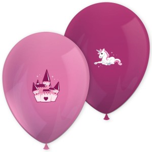 6 globos de unicornio encantado