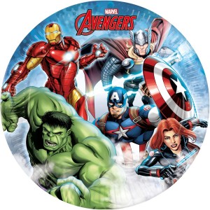 8 placas de Avengers Infinity Stones