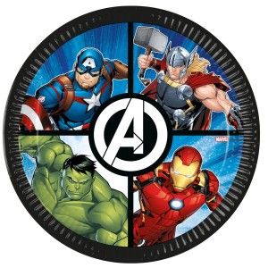 8 Platos Avengers Evergreen