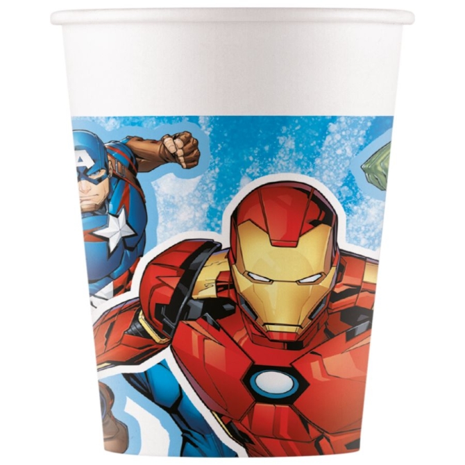 8 vasos Avengers Evergreen 