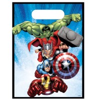 Contiene : 1 x 6 Bolsitas de regalo de Avengers Evergreen