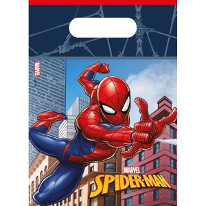 6 bolsas de regalo de Spiderman Crime Fighter