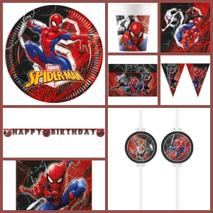 Caja de fiesta Maxi Spiderman Crime Fighter