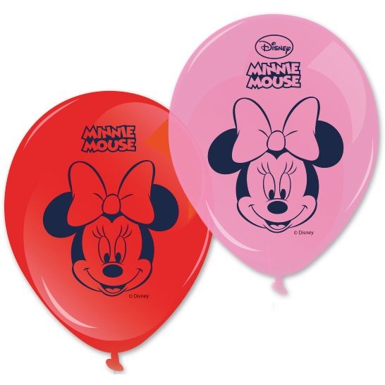 8 globos de Minnie Junior 