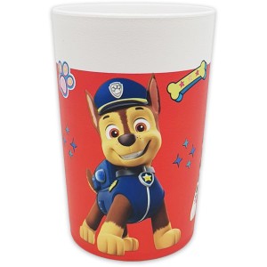 2 vasos reutilizables Paw Patrol (23 cl)