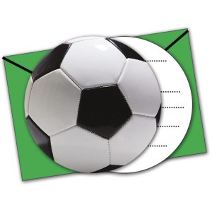 6 Invitaciones Football Party