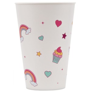 1 Vaso Reutilizable Unicornio Encantado (40 cl)