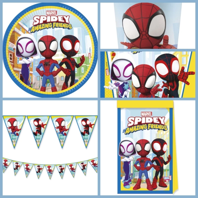 Caja de fiesta grande de Spidey 