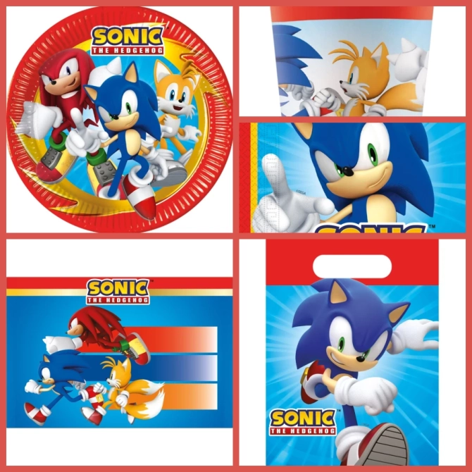 Caja de fiesta Sonic grande 