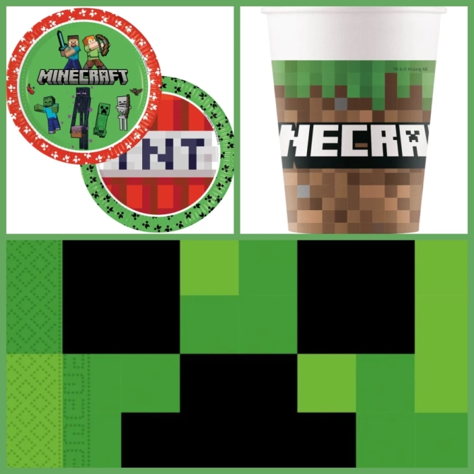 Caja de fiesta de Minecraft 