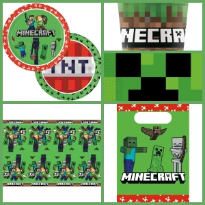 Caja de fiesta Minecraft grande