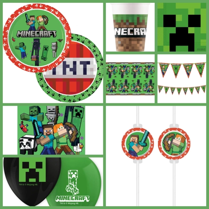 Caja de fiesta Maxi Minecraft 